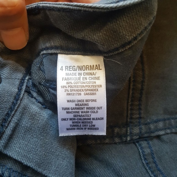 Tokyo Darling Stretch Skinny Jeans - Slate Bluish Grey - Size US 4 - Picture 5 of 10